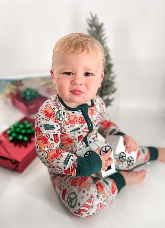 Gingerbread Boy Romper